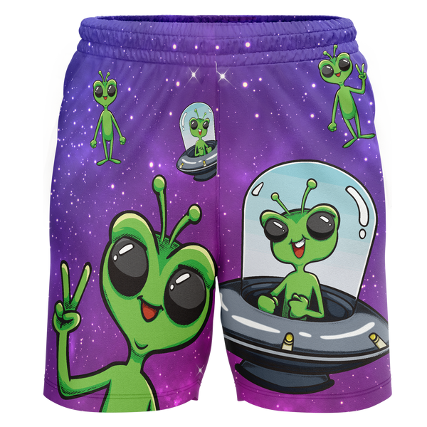 Biggby Coffee Hockey Club Alien Youth Workout Wear Shorts