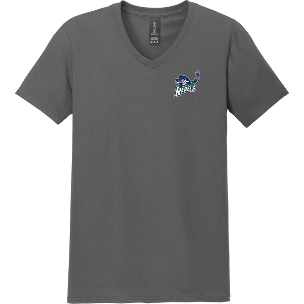 Kensington Valley Rebels Softstyle V-Neck T-Shirt