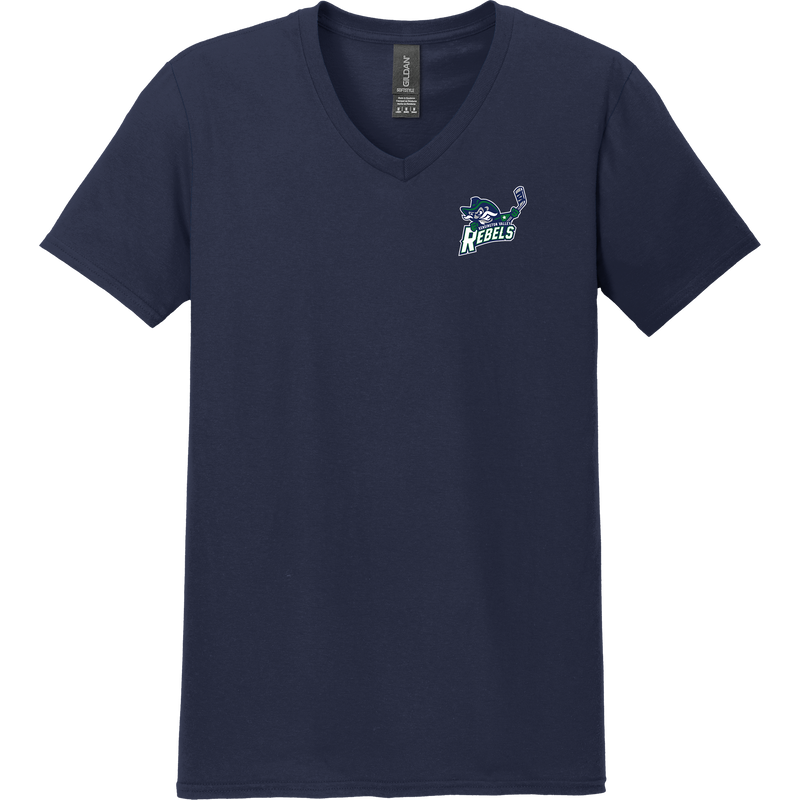 Kensington Valley Rebels Softstyle V-Neck T-Shirt