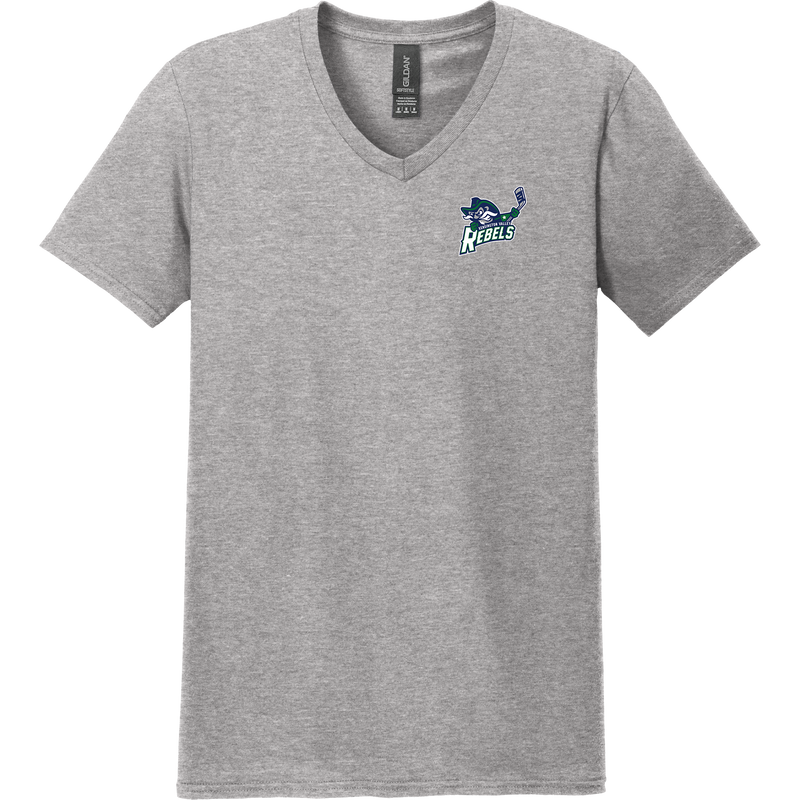 Kensington Valley Rebels Softstyle V-Neck T-Shirt