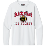 Maryland Black Bears Youth Cooling Performance Long Sleeve Tee
