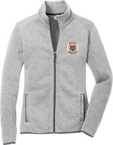 Biggby Bobcats Ladies Sweater Fleece Jacket