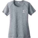 Montclair Blues Ladies PosiCharge Tri-Blend Wicking Scoop Neck Raglan Tee