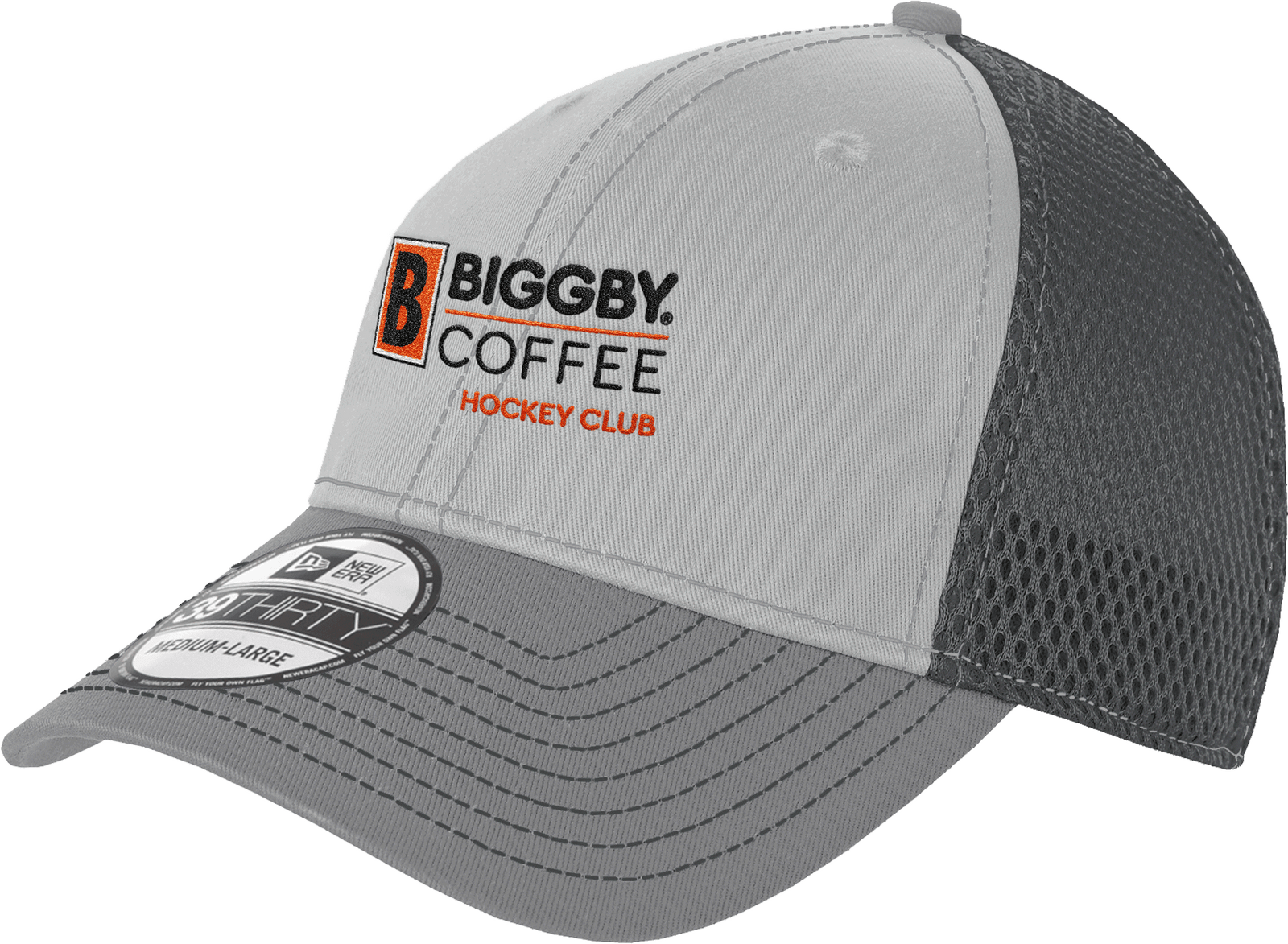 Biggby Coffee Hockey Club New Era Stretch Mesh Contrast