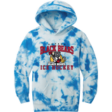 Dupage Black Bears Youth Crystal Tie-Dye Pullover Hoodie