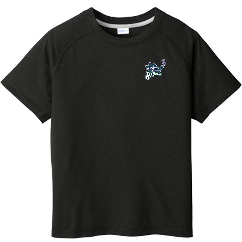 Kensington Valley Rebels Youth PosiCharge Tri-Blend Wicking Raglan Tee