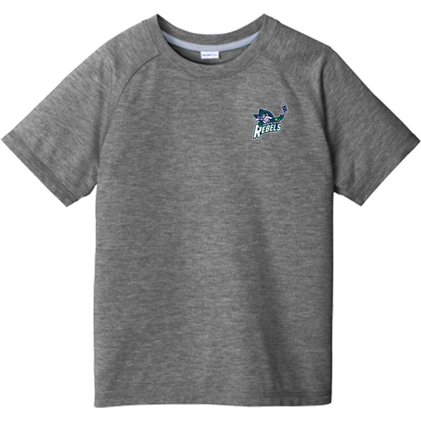 Kensington Valley Rebels Youth PosiCharge Tri-Blend Wicking Raglan Tee