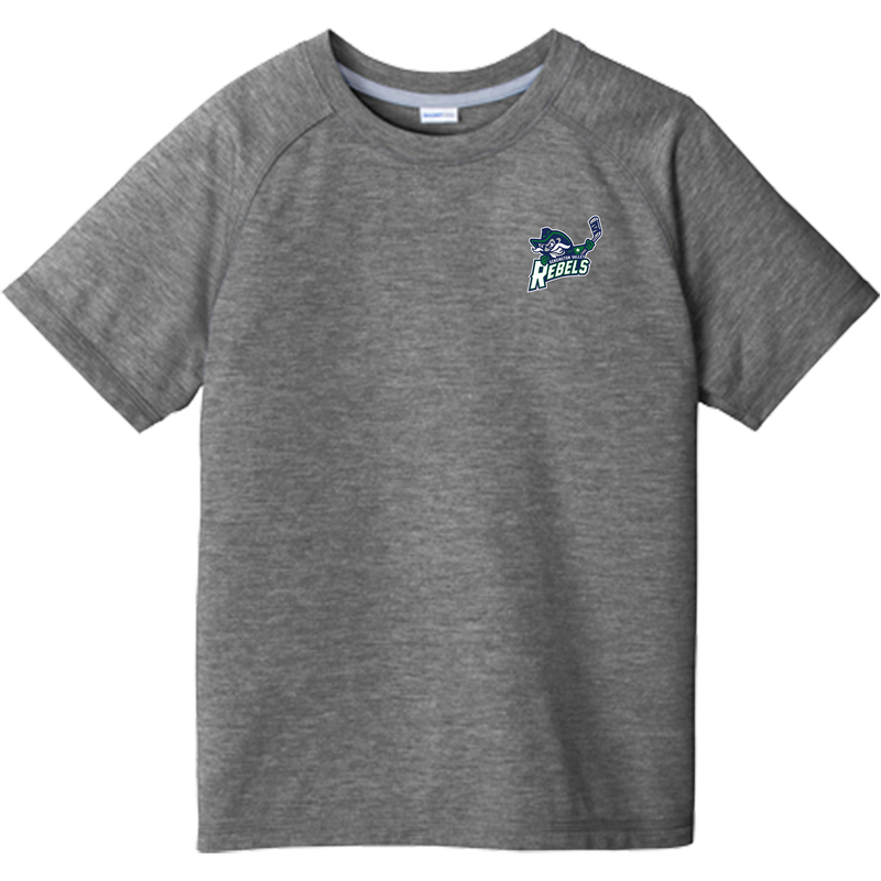 Kensington Valley Rebels Youth PosiCharge Tri-Blend Wicking Raglan Tee
